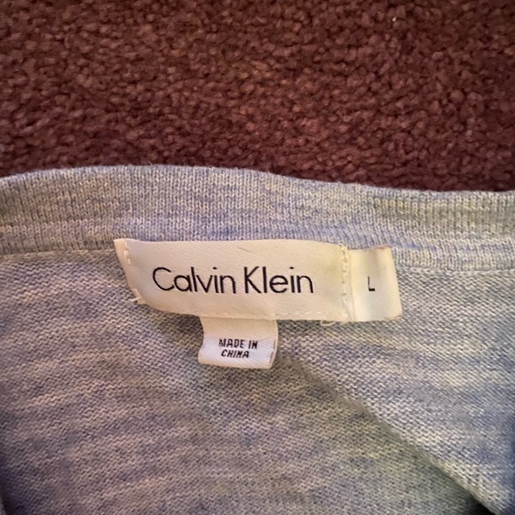 Price Firm! Calvin Klein Med, Thick Cotton Sweater - Picture 2 of 3
